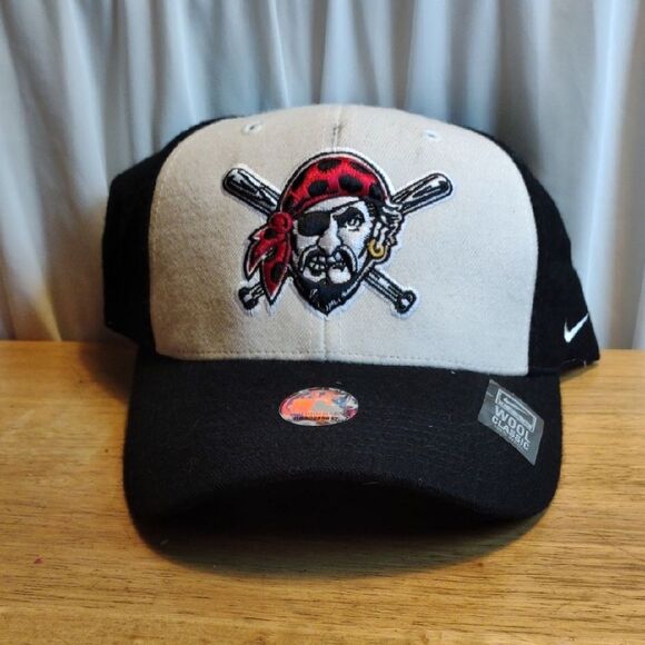 Nike Pittsburgh Pirates Wool Velcroback Hat - New - Picture 1 of 10